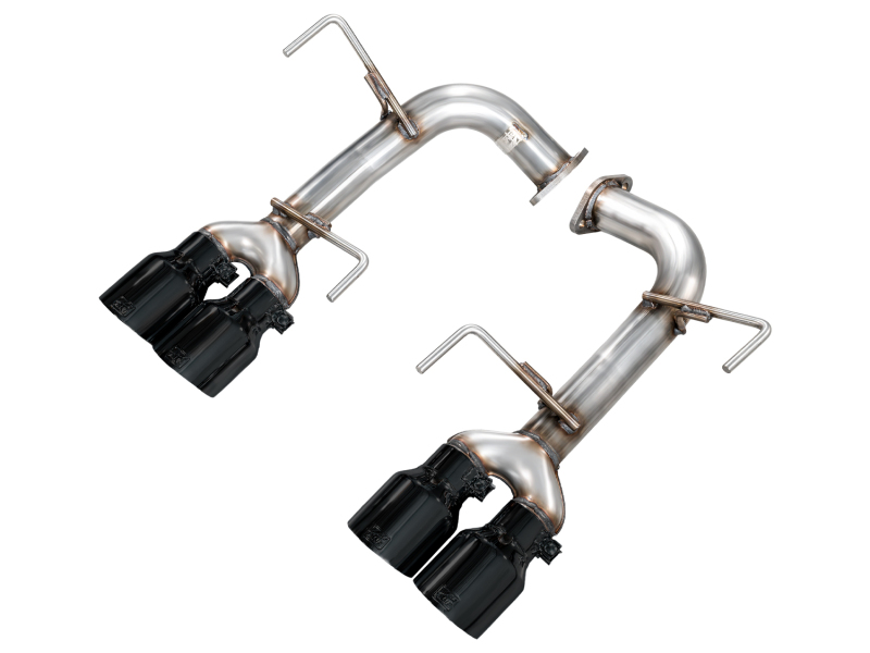 AWE Tuning Track Edition Axle-Back Exhaust - Diamond Black Tips for 22-25 Subaru VB WRX