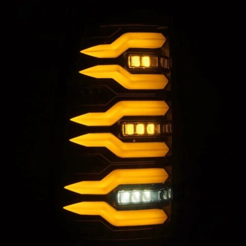 AlphaRex 99-06 Chevrolet Silverado/99-06 GMC Sierra LUXX-Series LED Tail Lights - Black - Image 7
