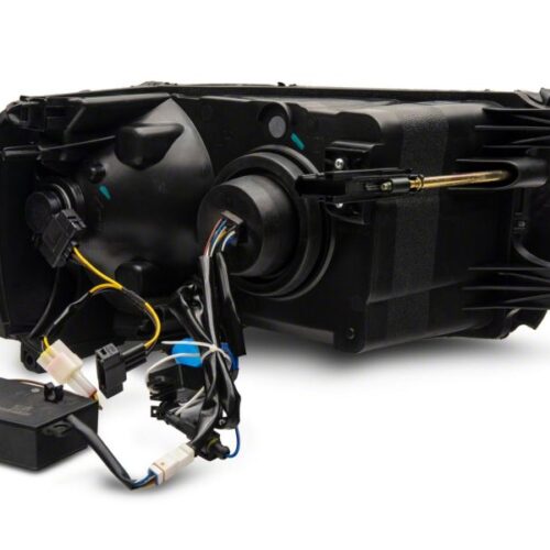 Raxiom for 2002-2005 Dodge RAM 1500 LED Projector Headlights w/ SEQL LED Bar- Black Housing (Clear Lens) - Image 4