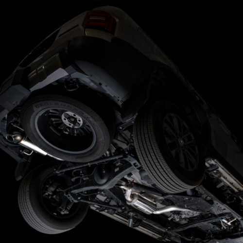 AWE Tuning Cat-Back Exhaust w/ BashGuard for 2024+ Toyota Land Cruiser / 2025+ Toyota 4Runner 0FG - Image 5