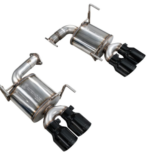 AWE Tuning Touring Edition Axle-Back Exhaust - Diamond Black Tips for 22-25 Subaru VB WRX - Image 4