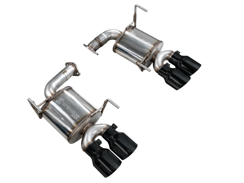 AWE Tuning Touring Edition Axle-Back Exhaust - Diamond Black Tips for 22-25 Subaru VB WRX - Image 4