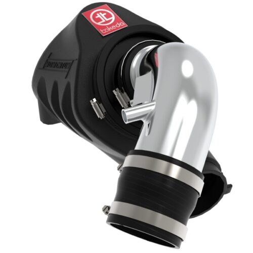 Alternative view of aFe Power Takeda Momentum Sealed Intake System 12 Honda Civic Si 2.4L Stage 2 Pro Dry S Polished
