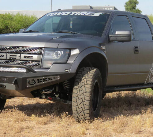 Addictive Desert Designs for 10-14 Ford F-150 Raptor HoneyBadger Front Bumper w/ Winch Mount - Image 5