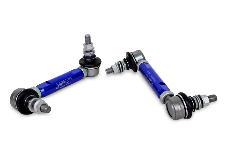 SuperPro TRC1085 2014 Mazda 3 i SV Rear HD Adjustable End Link Set (10mm Studs 140mm-185mm Length) - Image 3
