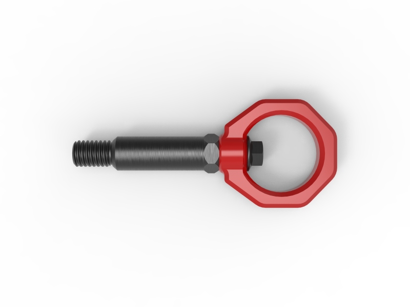 aFe Power Control Front Tow Hook Red 20-21 Toyota GR Supra (A90) - Image 5