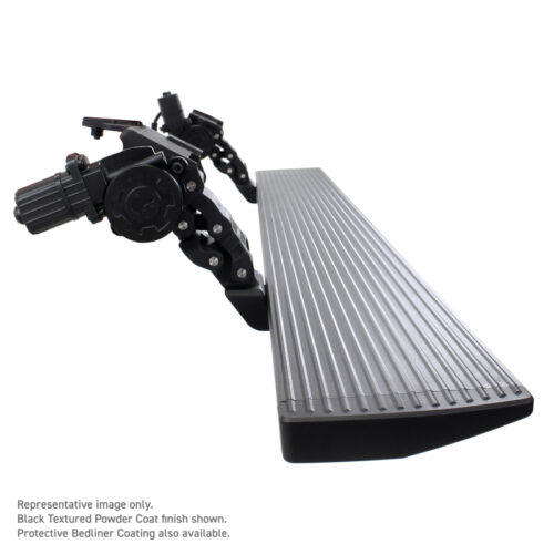 Go Rhino 22-23 Toyota Tundra CrewMax Cab 4dr E-BOARD E1 Electric Running Board Kit - Bedliner Coatng - Image 5