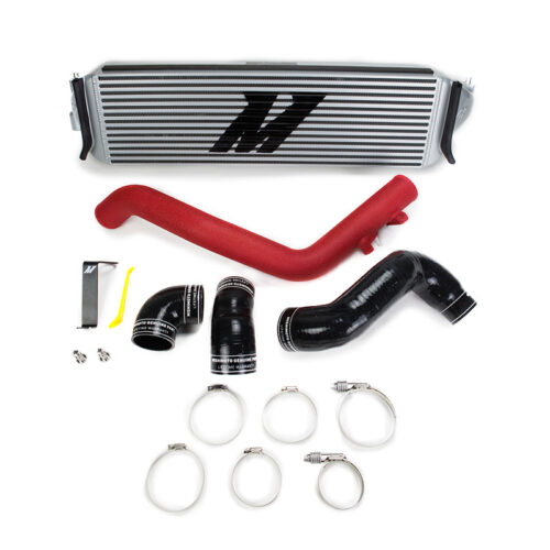 Mishimoto Intercooler Kit - Silver Intercooler Red Piping for 2017+ Honda Civic Type R - Image 2