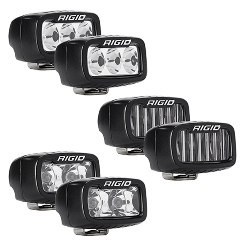 Rigid Industries for 2021+ Ford Mod Bumper Triple SR-M Fog Light Kit - Image 3