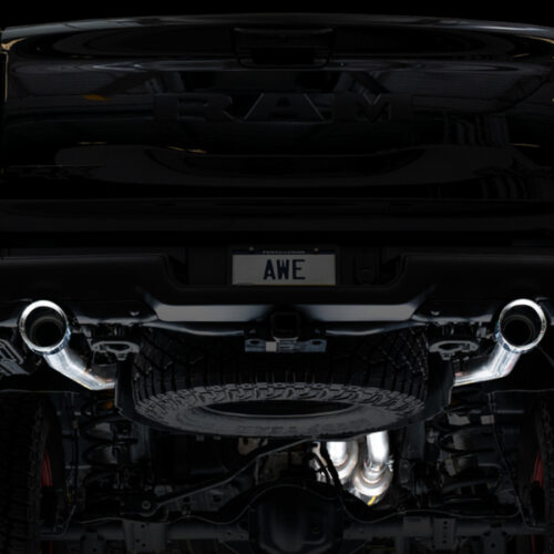 AWE Tuning Cat-Back Exhaust - Chrome Silver Tips for 2021 RAM 1500 TRX 0FG - Image 10
