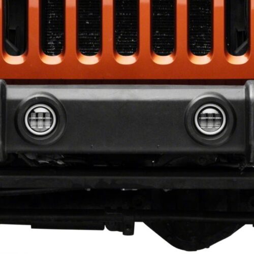 Raxiom for 2007-2023 Jeep Wrangler JK & JL Axial Series Halo LED Fog Lights- Amber - Image 8