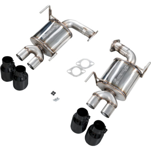 AWE Tuning Touring Edition Axle-Back Exhaust - Diamond Black Tips for 22-25 Subaru VB WRX - Image 6