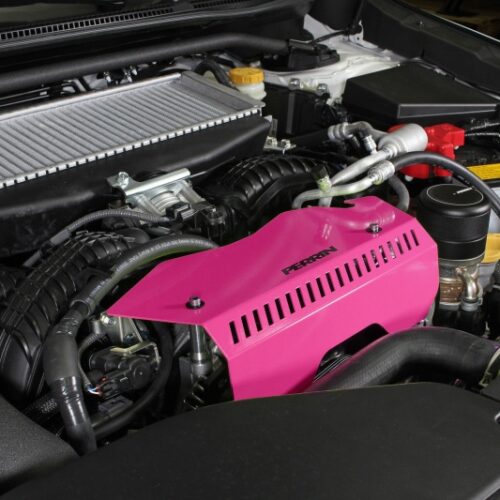 PERRIN 22-26 Subaru WRX Pulley Cover - Hyper Pink (TALL - For Use w/o PERRIN AOS) - Image 7