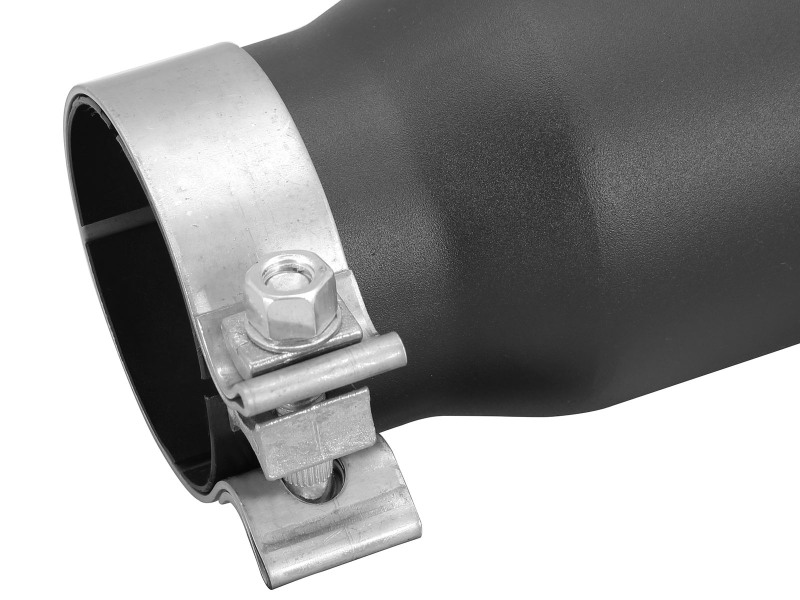 aFe Power MACHForce XP 3in Inlet x 4in Outlet x 9in Length Clamp-On Black Tip - Image 6