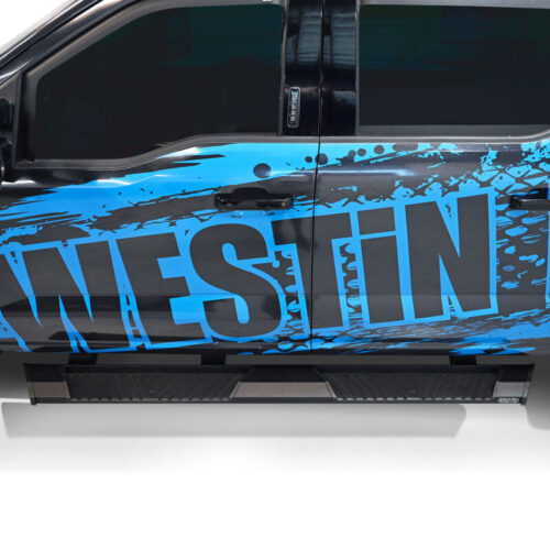 Westin 15-25 Ford F-150 SuperCrew / 17-25 F-250/350 CC AT6 Running Boards - Black - Image 6