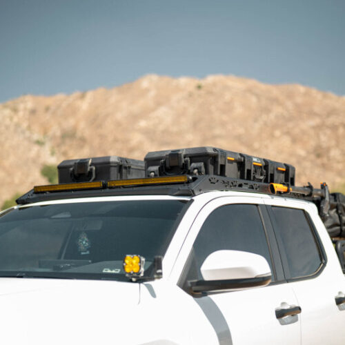Alternative view of DV8 Offroad 2024-2025 Toyota Tacoma Roof Rack Light Mount