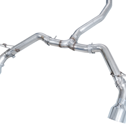 AWE Tuning 22+ Honda Civic Si/Acura Integra Track Edition Cat-Back Exhaust - Dual Chrome Silver Tips - Image 9