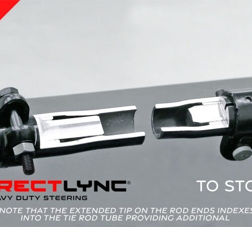 RockJock JK-9704P JK Currectlync Steering Sys. w/Flipped Drag Link 1.65in Dia. Tie Rod 1.3in Dia. w/Hardware - Image 6