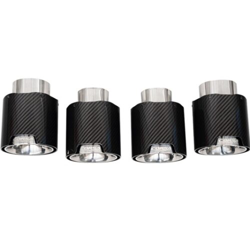 Corsa 2020-25 Chevrolet Corvette C8 RWD 4.5in Carbon Fiber Polished Tip Kit (For Corsa Exhaust Only) - Image 4