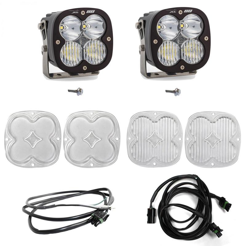 Baja Designs for 2021+ Ford Bronco A Piller Light Kit XL80 D/C w/Upfitter