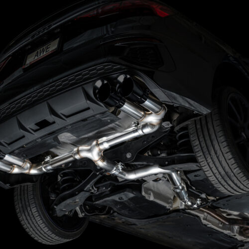 AWE Tuning Track Edition Exhaust - Diamond Black Tips for 22-24 Audi 8Y S3 - Image 10