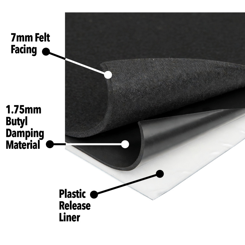 DEI Universal Boom Mat Acoustic Tiles - 4.25 sq. ft. - 2 Pack - Image 5