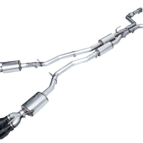 AWE Tuning Exhaust w/Diamond Blk Tips for 20-25 (Only Certain 2026 Models) Ford Explorer ST Touring Ed.