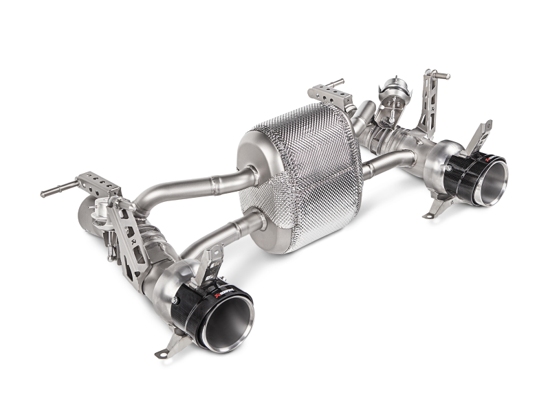 Akrapovic Slip-On Line (Titanium) w/ Carbon Tips for 16-17 Ferrari 488 GTB/488 Spyder - Image 8