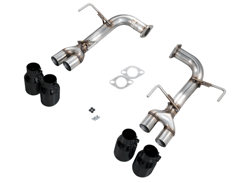 AWE Tuning Track Edition Axle-Back Exhaust - Diamond Black Tips for 22-25 Subaru VB WRX - Image 6