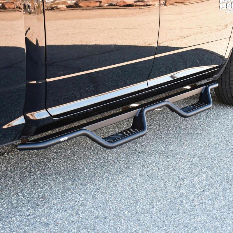 Westin 19-23 RAM 1500 Classic Crew Cab Outlaw Drop Nerf Step Bars - Textured Black - Image 5