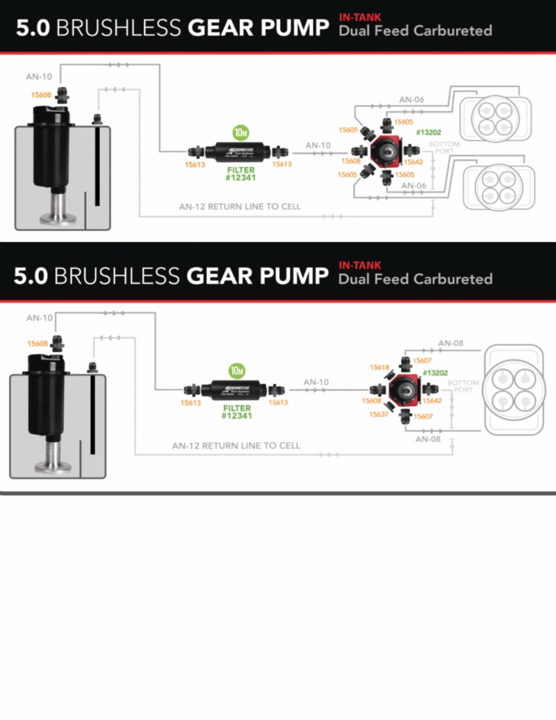 Aeromotive Brushless Spur Gear Fuel Pump w/TVS Controller - Universal - In-Tank - 5gpm - Image 6