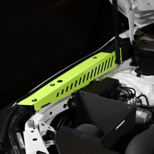 PERRIN 22-26 Subaru WRX Fender Shroud Set - Neon Yellow - Image 4
