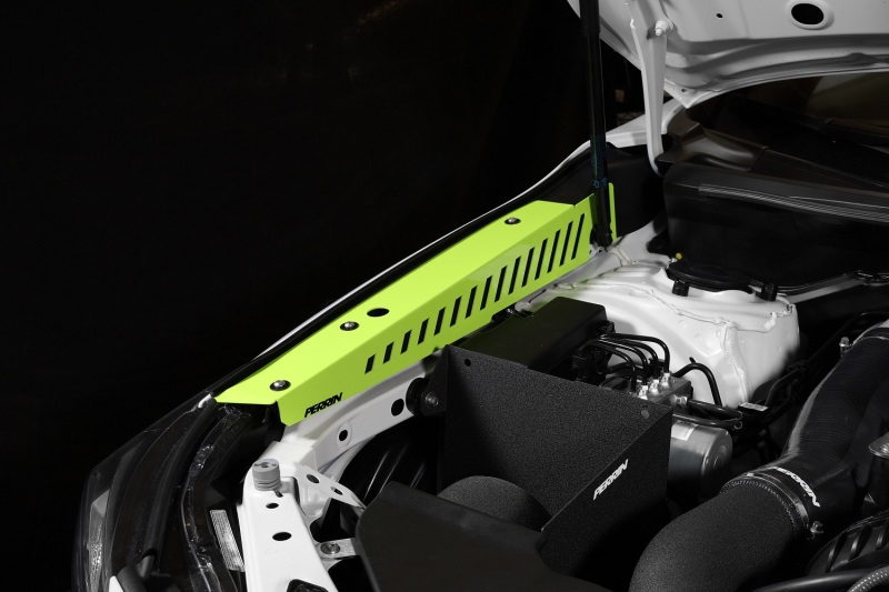 PERRIN 22-26 Subaru WRX Fender Shroud Set - Neon Yellow - Image 4