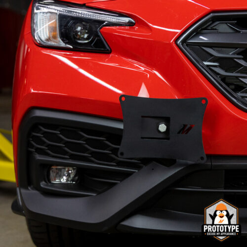 Alternative view of Mishimoto License Plate Relocation Kit for 2022+ Subaru WRX