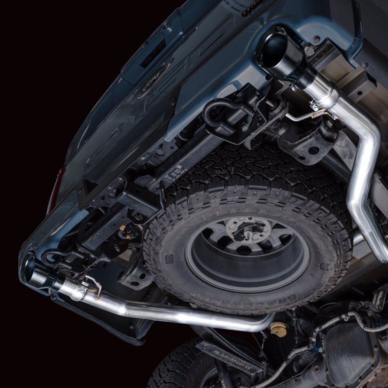 AWE Tuning Tips for 2021+ Ford F-150 Tremor (w/ Bumper Cutouts) 0FG Non-Resonated Catback -Diamond Black - Image 3