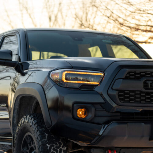 Form Lighting 2016-2023 Toyota Tacoma LED Projector Headlights with Selectable DRL Chrome (Pair) - Image 5