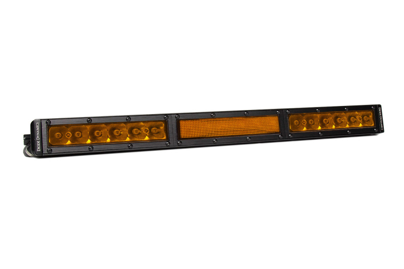 Diode Dynamics 18 In LED Light Bar Single Row Straight - Amber Combo Each Stage Series - Image 7