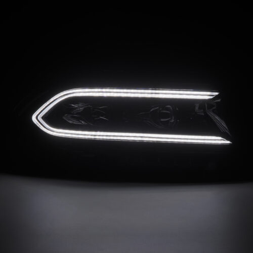 AlphaRex 15-23 Dodge Charger LUXX LED Proj Headlights Alpha-Black w/Actv Light & Seq.Sig / SB DRL - Image 4