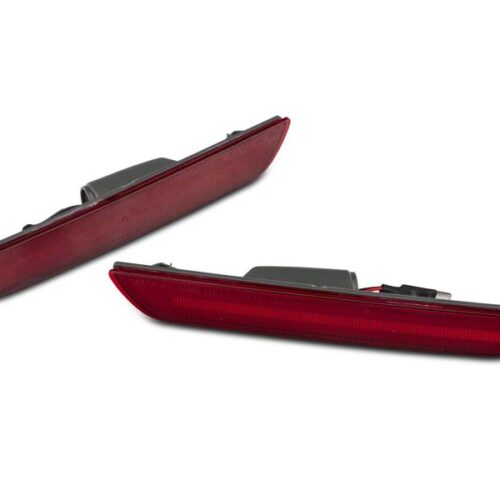 Raxiom for 2015-2023 Ford Mustang Axial Series LED Side Marker Lights- Rear- Red