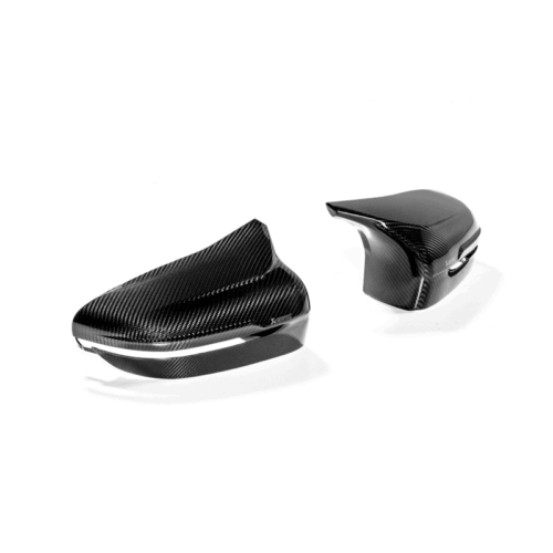 Alternative view of Akrapovic Carbon Fiber Mirror Cap Set - High Gloss for 2018+ BMW M5 (F90) / 2020 BMW M8 (F91/F92)
