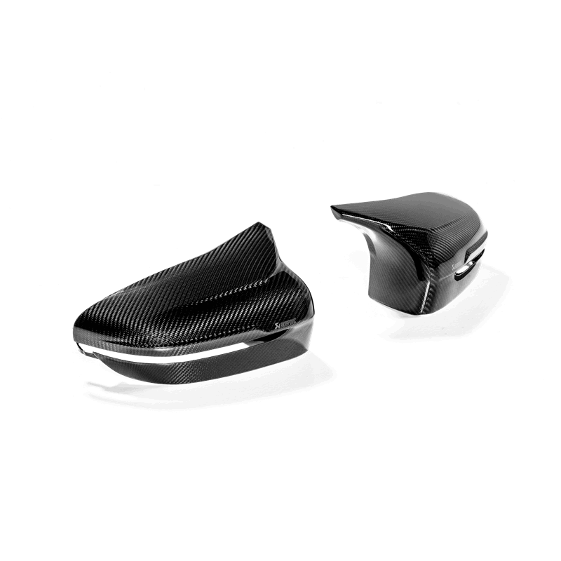 Akrapovic Carbon Fiber Mirror Cap Set - High Gloss for 2018+ BMW M5 (F90) / 2020 BMW M8 (F91/F92) - Image 2