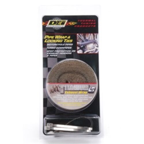 DEI 10123 Exhaust Wrap Kit - Pipe Wrap and Locking Tie - Titanium - Image 8