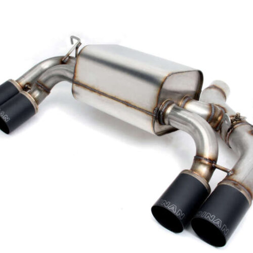 Dinan for 16-18 BMW M2 (F87) Free Flow Axleback Exhaust System - Black Tips
