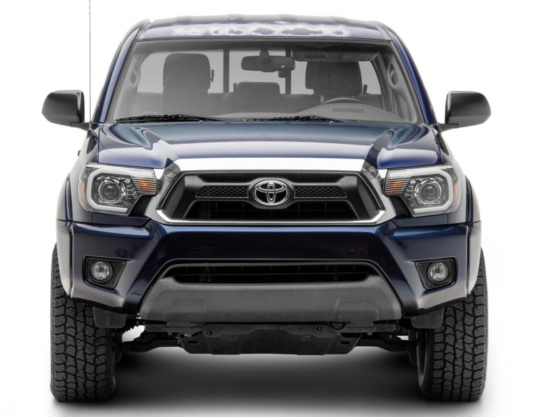 Raxiom for 2012-2015 Toyota Tacoma Axial Projector Headlights w/ SEQL LED Bar- Black Housing (Clear Lens) - Image 3