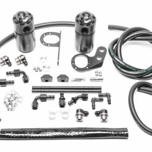 Radium Engineering 2017+ Honda Civic Type-R Fluid Lock Dual Catch Can Kit