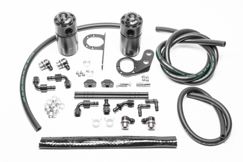Radium Engineering 2017+ Honda Civic Type-R Fluid Lock Dual Catch Can Kit