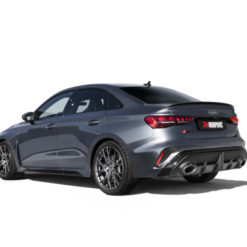 Akrapovic Evolution Line Catback - Titanium: Req. P-HF1636 or P-HF1431 for 2025+ Audi RS3 Sedan (8Y FL)