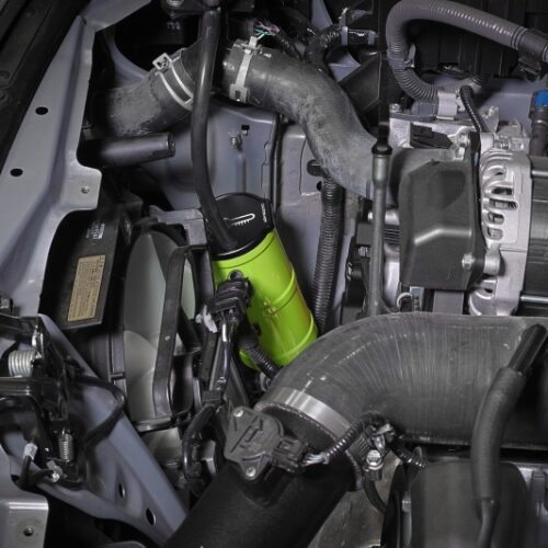 PERRIN 02-26 Subaru WRX / 04-21 STI / 13-26 BRZ/GR86/FRS/86 Coolant Overflow Tank - Neon Yellow - Image 6