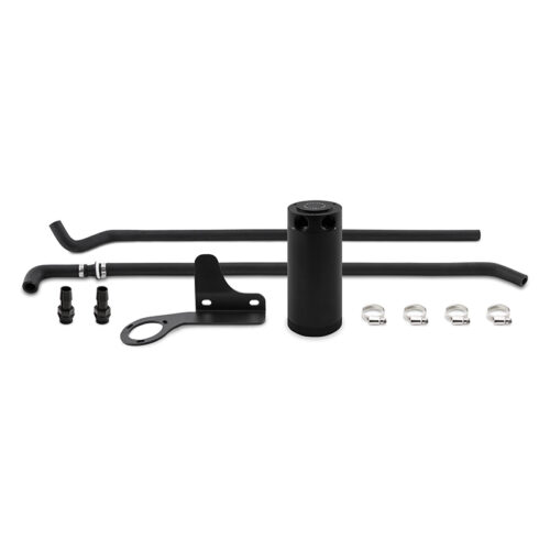 Mishimoto Baffled Oil Catch Can Kit - Black (PCV Side) for 07-13 Mazda Mazdaspeed3