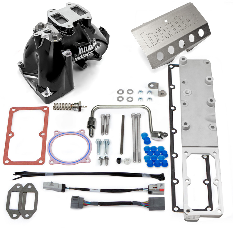 Banks Power 2007.5-2012 Ram 6.7L Monster-Ram Intake System Gen-2 w/Fuel Line - Black w/Heater System - Image 5